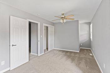 Bedroom with closet